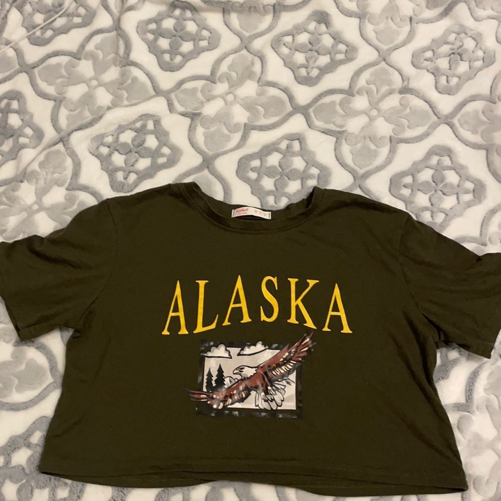 romwe cropped t-shirt
